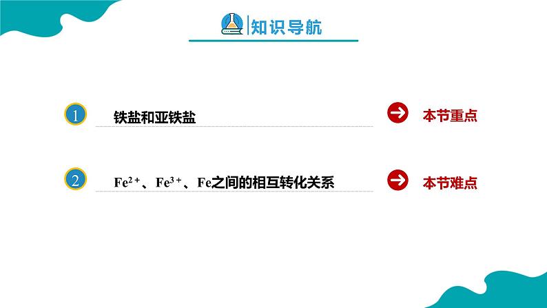 2024-2025学年高一化学（人教版2019必修一）3-1-3铁及其化合物（3）课件第2页