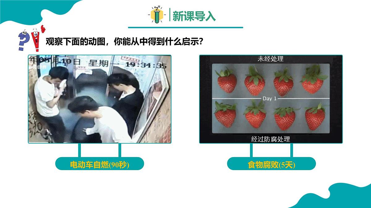 2024-2025学年高一化学（人教版2019必修二）6-2-1化学反应的速率与限度（1）课件第3页