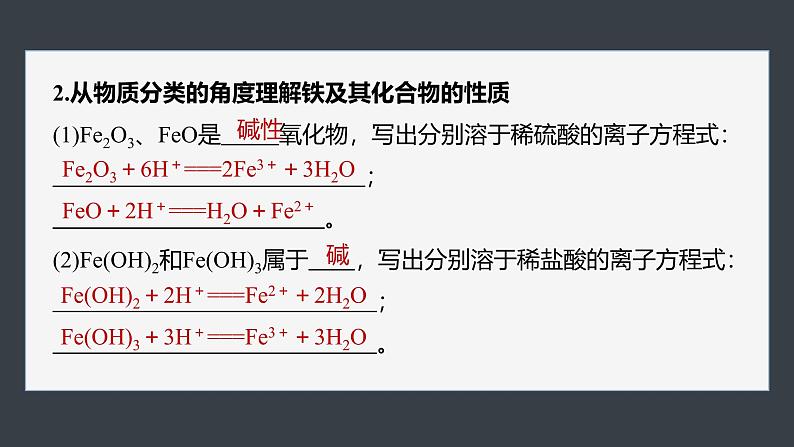 第三章　第一节　微专题3　铁的“价—类”二维图第4页