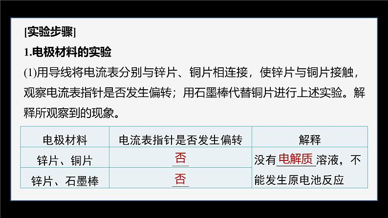 第六章　实验活动6　化学能转化成电能第4页