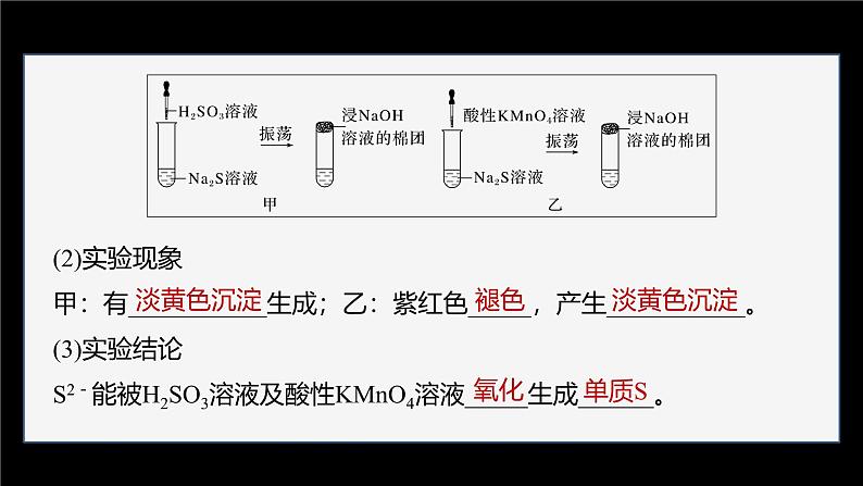 第五章　实验活动5　不同价态含硫物质的转化第4页