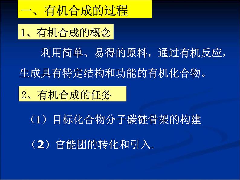 人教版 (新课标)高中化学 选修5 3-4《有机合成》课件第5页