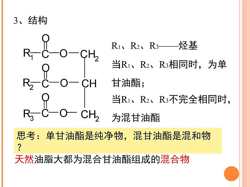 人教版 (新课标)高中化学 选修5 4-1《油脂》课件第4页