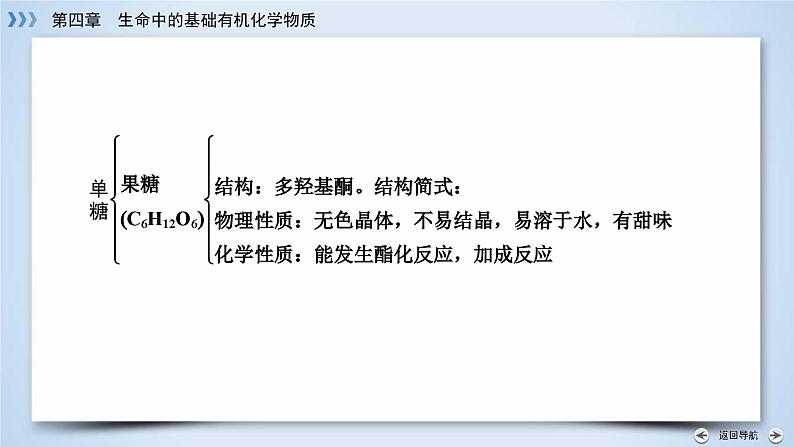 人教版 (新课标)高中化学 选修5 第四章《生命中的基础有机化学物质》复习课件第6页