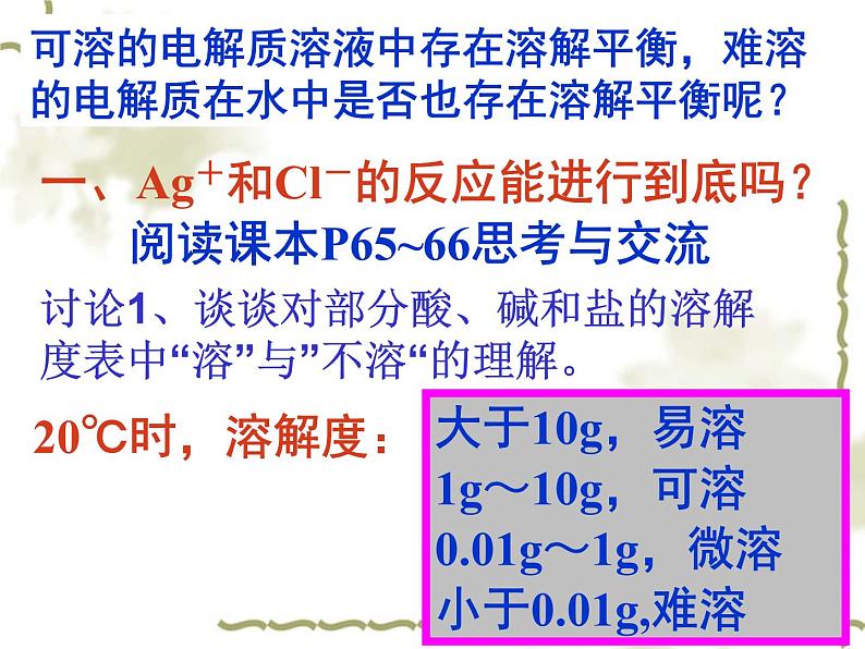 《难溶电解质的溶解平衡》课件第4页