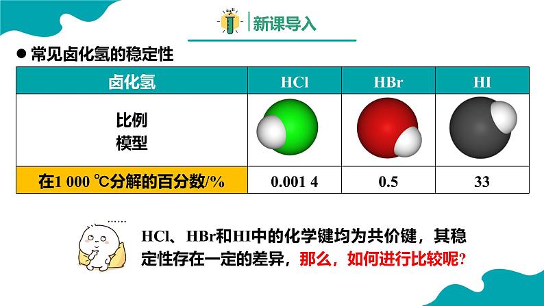 2024-2025学年高二化学（人教版2019选择性必修2）第二章第一节共价键第2课时课件第3页