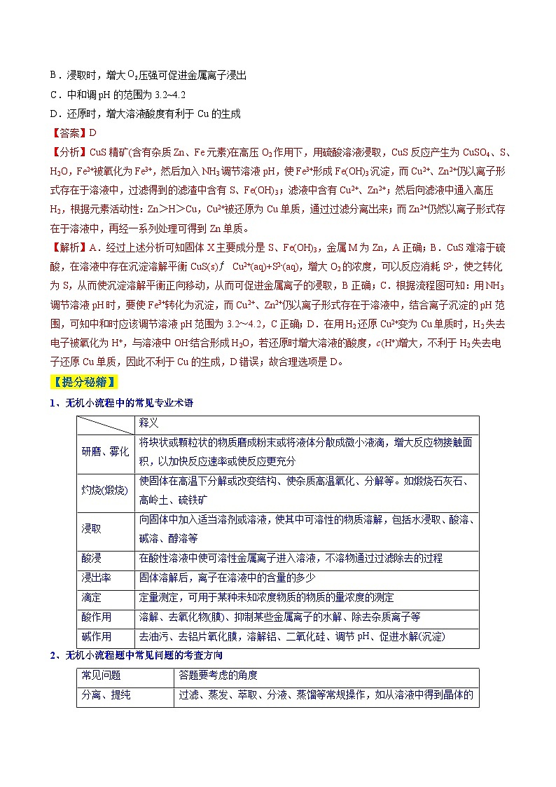 题型09 无机小流程（解析版）第3页