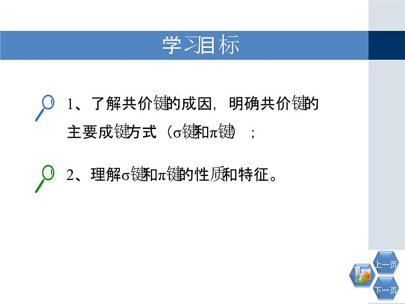 人教版 (新课标)高中化学选修3 2-1《共价键》第一课时教学课件第2页