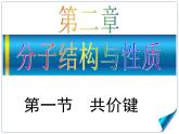 人教版 (新課標)高中化學選修3 2-1《共價鍵的概念及分類》課件