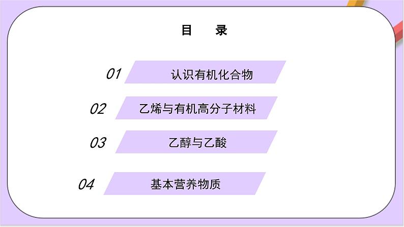 人教版 2019 高中化学必修第二册第七章有机化合物复习  课件第2页