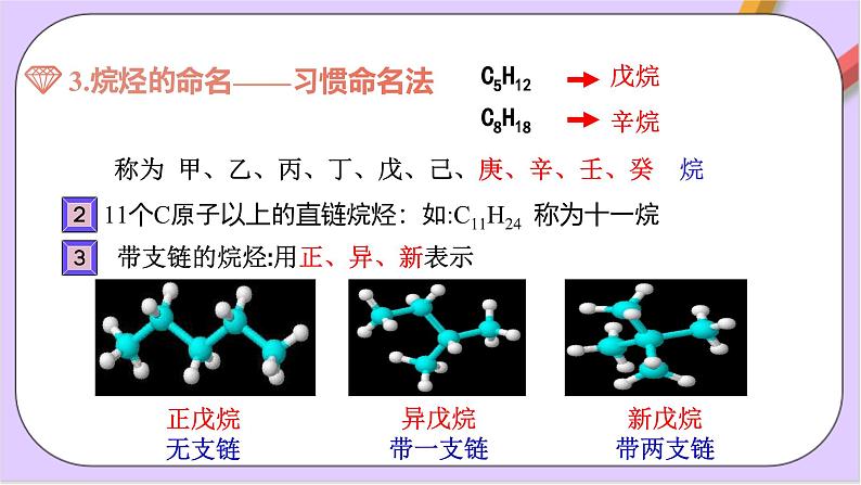 人教版 2019 高中化学必修第二册第七章有机化合物复习  课件第8页