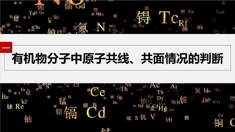 第二章 阶段巩固课1　有机物分子中原子共线、共面的判断及同分异构体的书写第5页