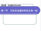 人教版 (新課標(biāo))高中化學(xué)必修1 4-1《無機(jī)非金屬材料的主角——硅考課件
