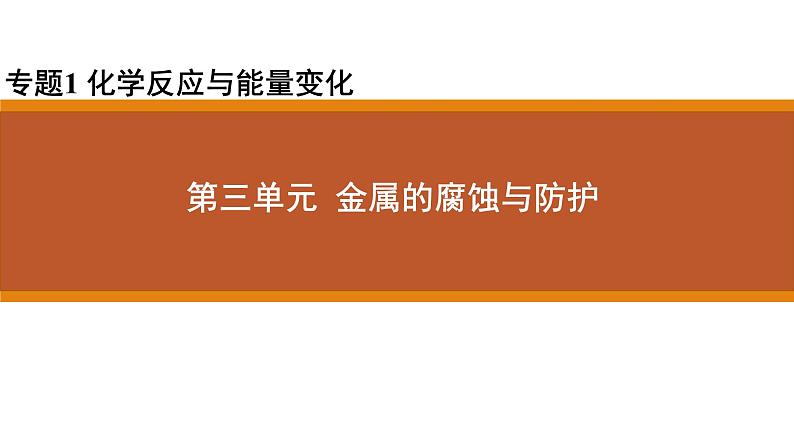 苏教版高中化学选择性必修1《1-3 金属的腐蚀与防护》课件第1页