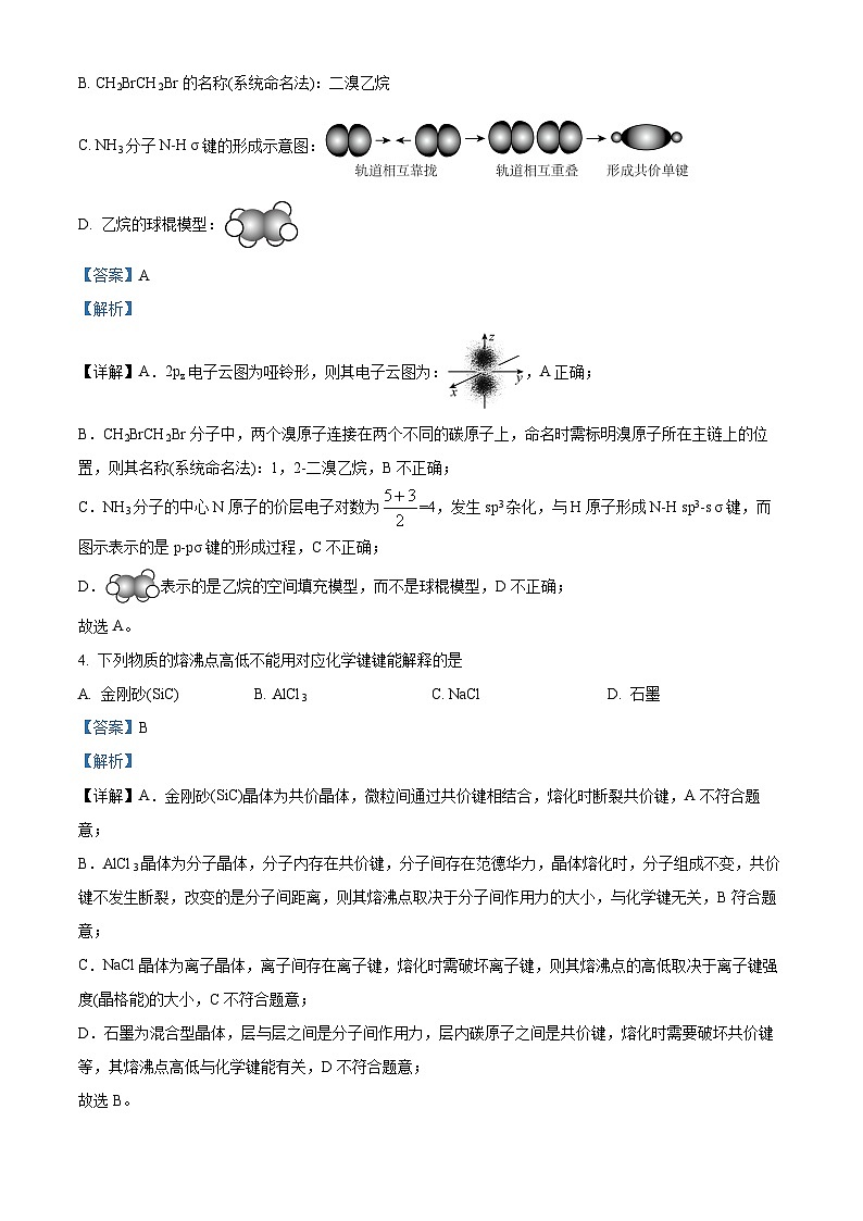 山东省名校联盟2024-2025学年高三下学期2月开学联考化学试题含解析第2页