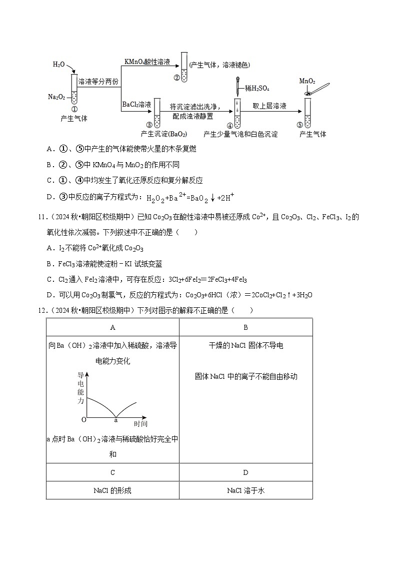 北京市2024-2025学年高一下学期开学模拟测试 化学练习卷（含解析）第3页