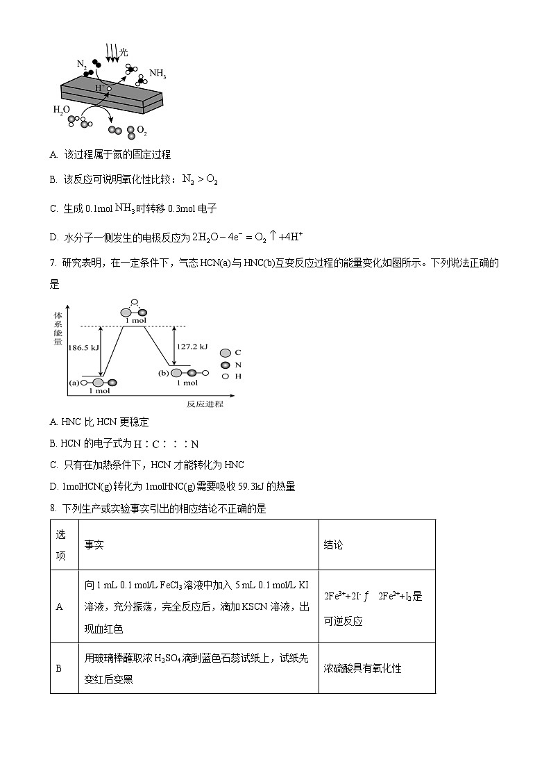海南省部分学校2024-2025学年高一下学期第二次月考模拟考试化学试题（原卷版+解析版）第3页