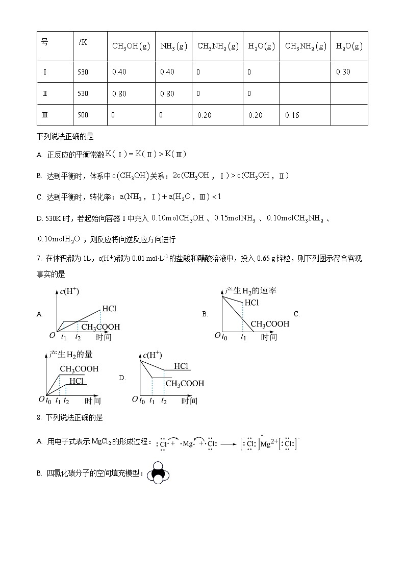 湖南省长沙市第十一中学2025届高三下学期一模化学试题（原卷版）第3页