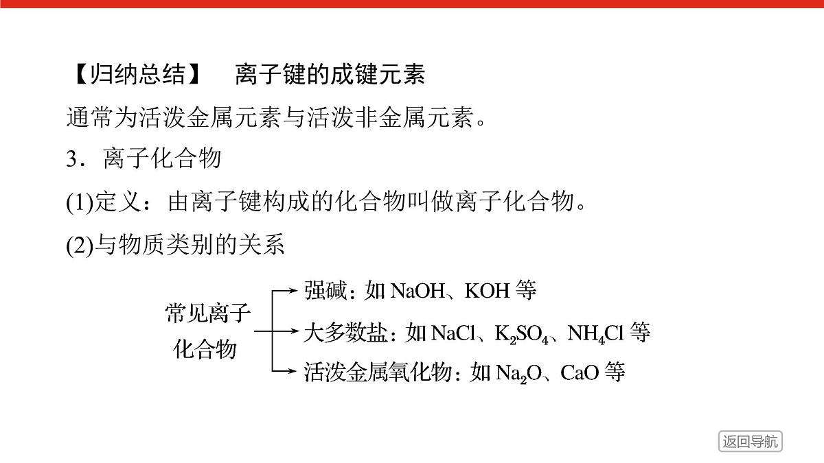 第四章  第三节  第一课时　离子键-2025年高中化学必修第一册同步课件第8页