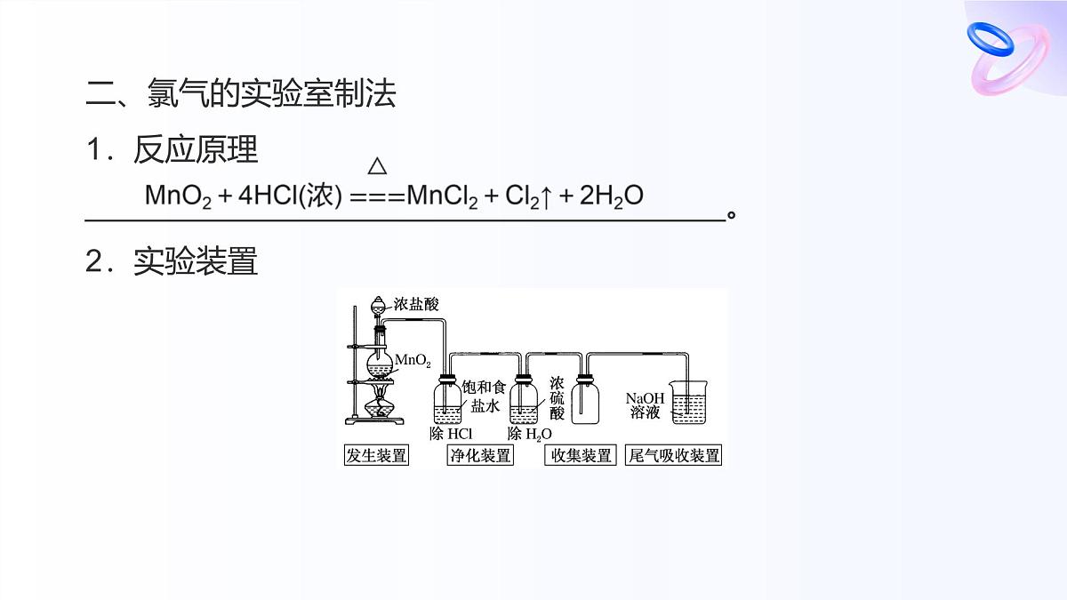 专题三 从海水中获得的化学物质 第一单元　第一课时　氯气的发现与制备 高一化学课件（苏教版2019）第7页