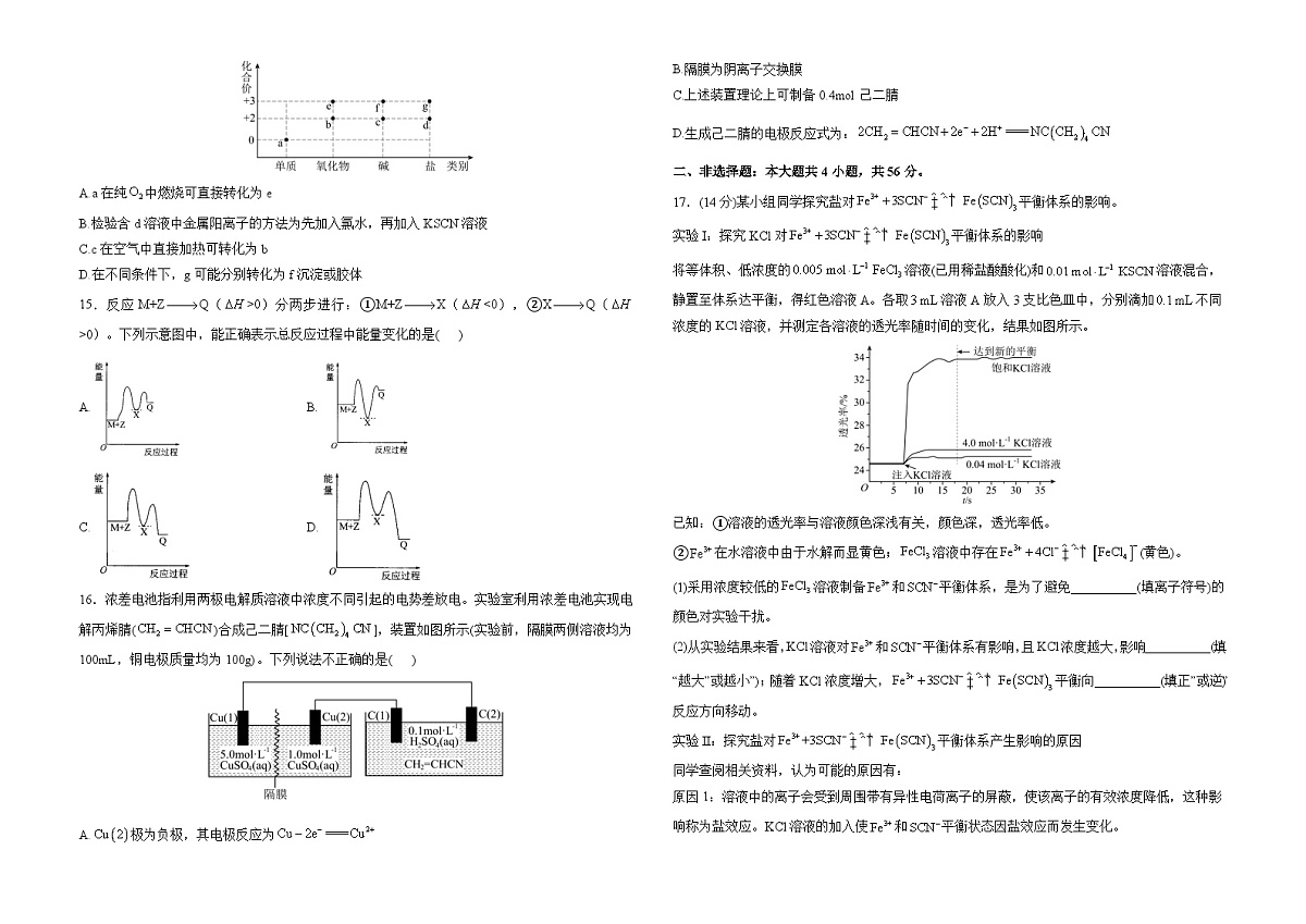 2025届高考化学考向核心卷 广东专版1（word版）第3页