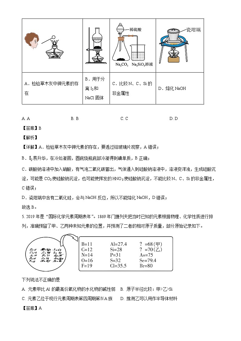 河南省南阳市淅川县第一高级中学2024-2025学年高一下学期第一次月考 化学试卷（含解析）第3页