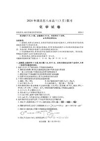 2024届湖北省八市高三下学期3月联考-化学试卷（含答案）