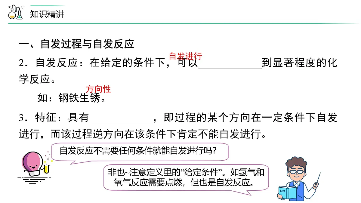 苏教版高中化学选择性必修1 2-2《第1课时 化学反应的方向》课件第6页
