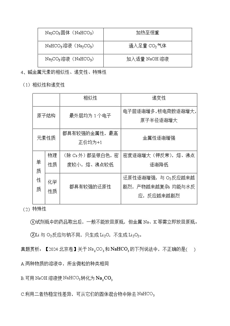 专题五 元素及其化合物（讲义）——高考化学二轮复习讲练测合集第3页