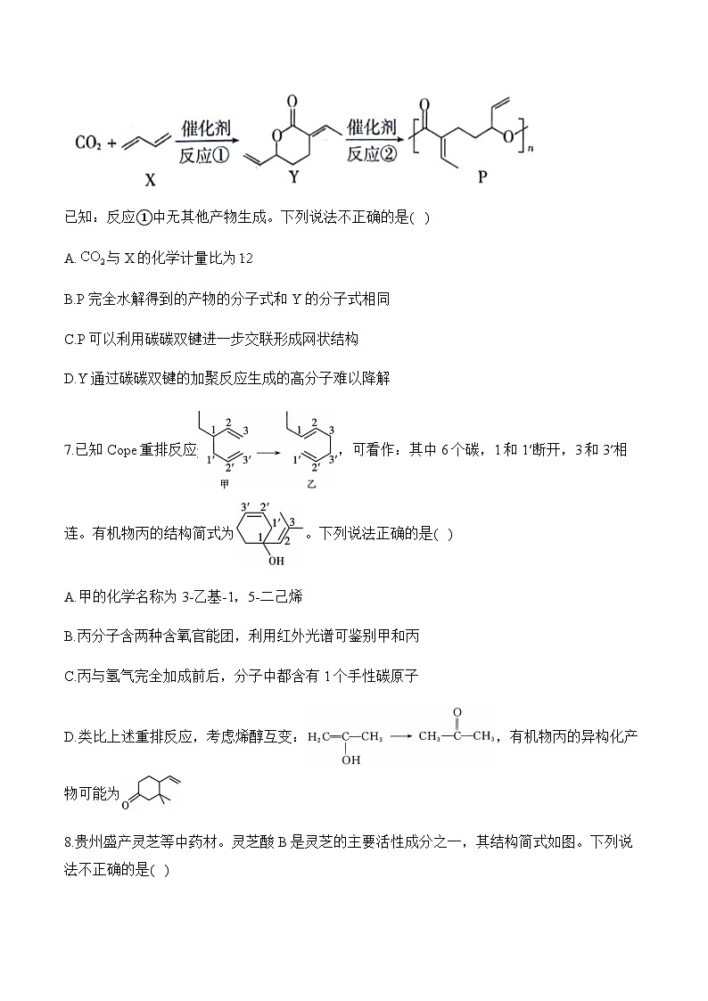专题一0二 有机化合物的结构与性质（练重难）——高考化学二轮复习讲练测合集第3页
