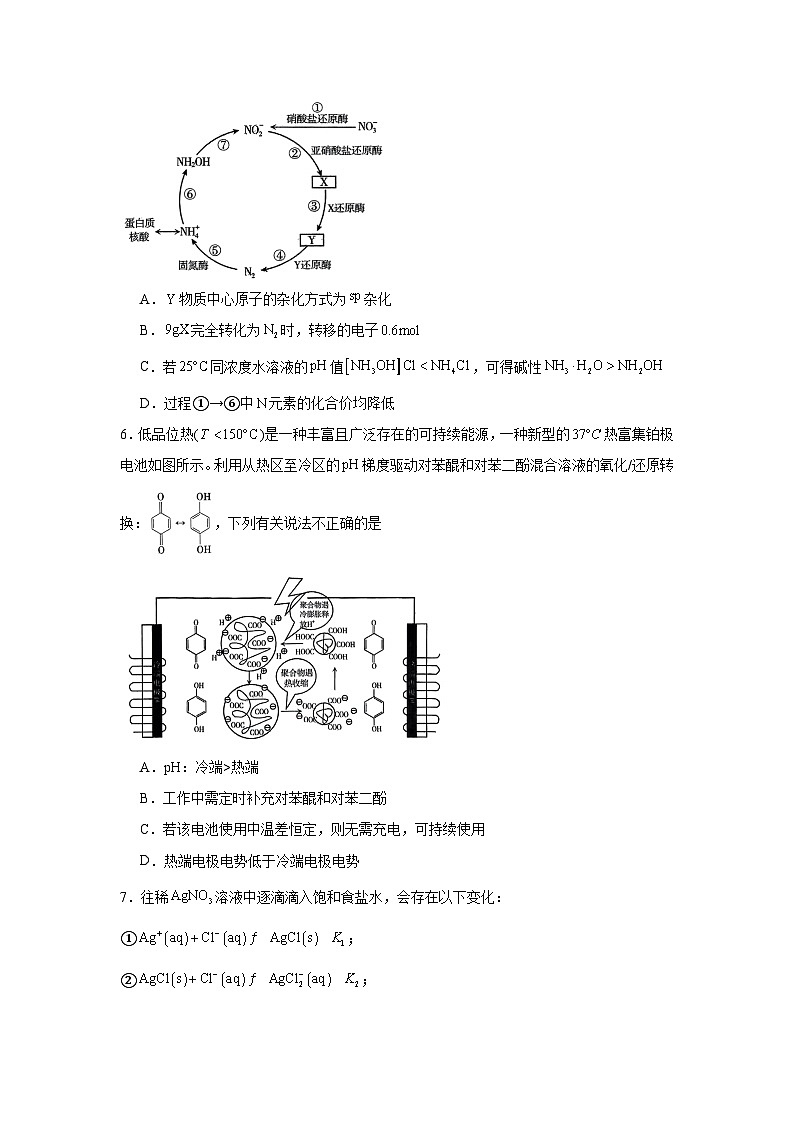 2025届新疆维吾尔自治区高三下学期第三次适应性检测理科综合试题-高中化学（无答案）第3页