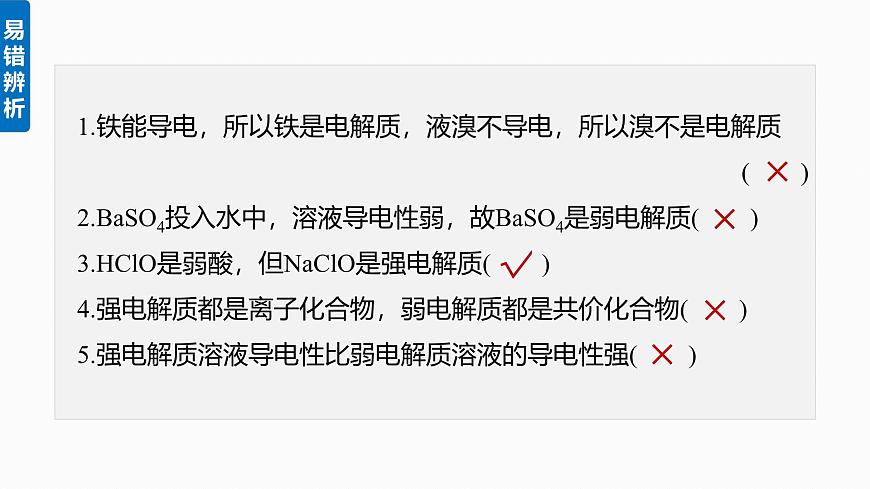 第一章 化学物质及其变化　第2讲　离子反应　离子方程式第7页