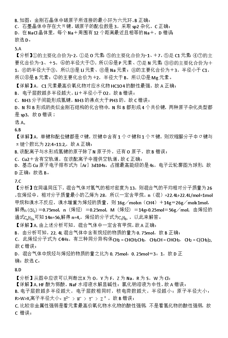 高二化学答案第2页