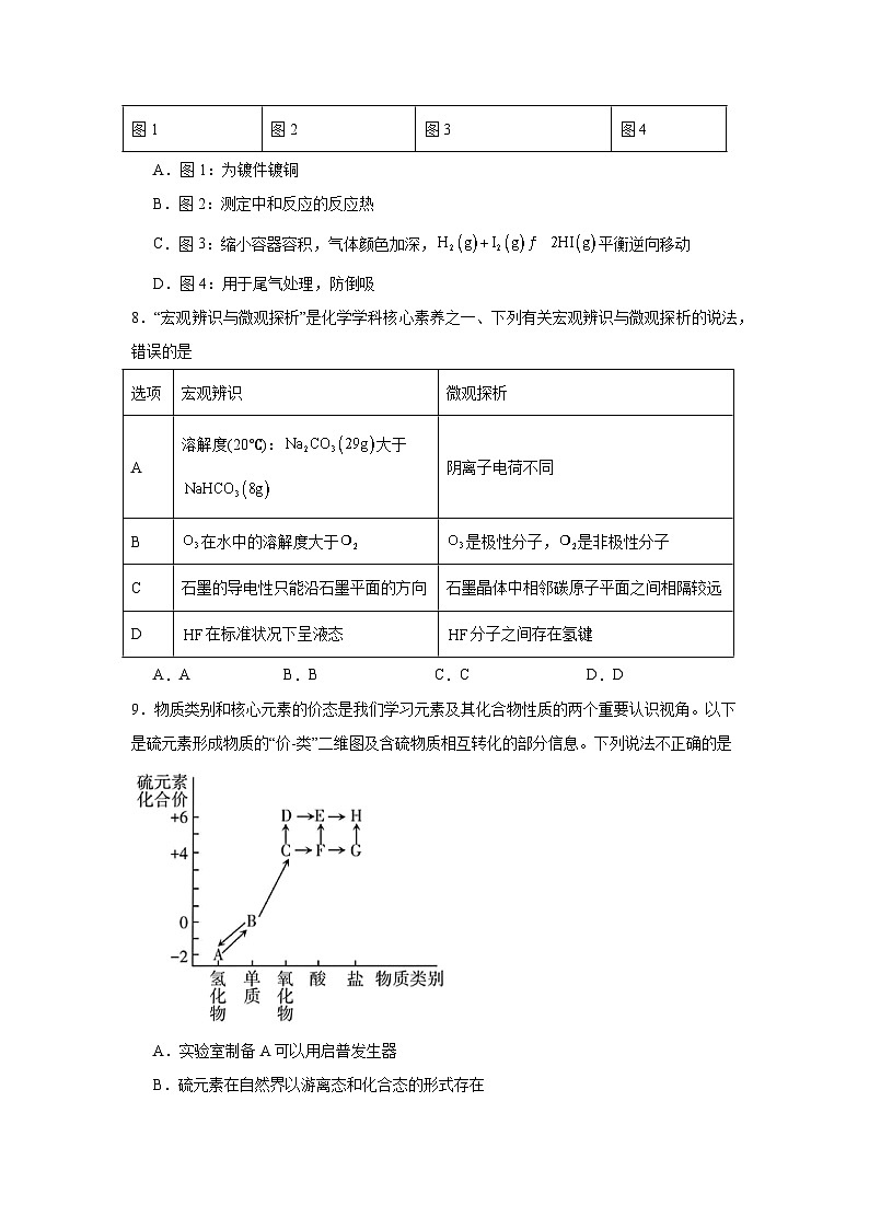 山西省部分学校2025届高三下学期4月模拟考试（省二模）化学试题（无答案）第3页