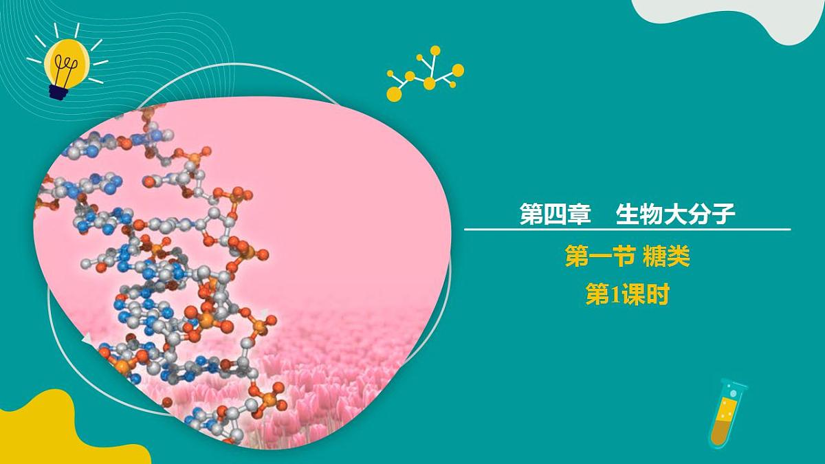 高中化学人教版2019选择性必修3 4.1糖类 第1课时（同步课件）第1页