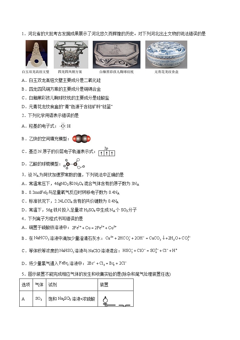 信息必刷卷04（河北专用）（考试版）第2页