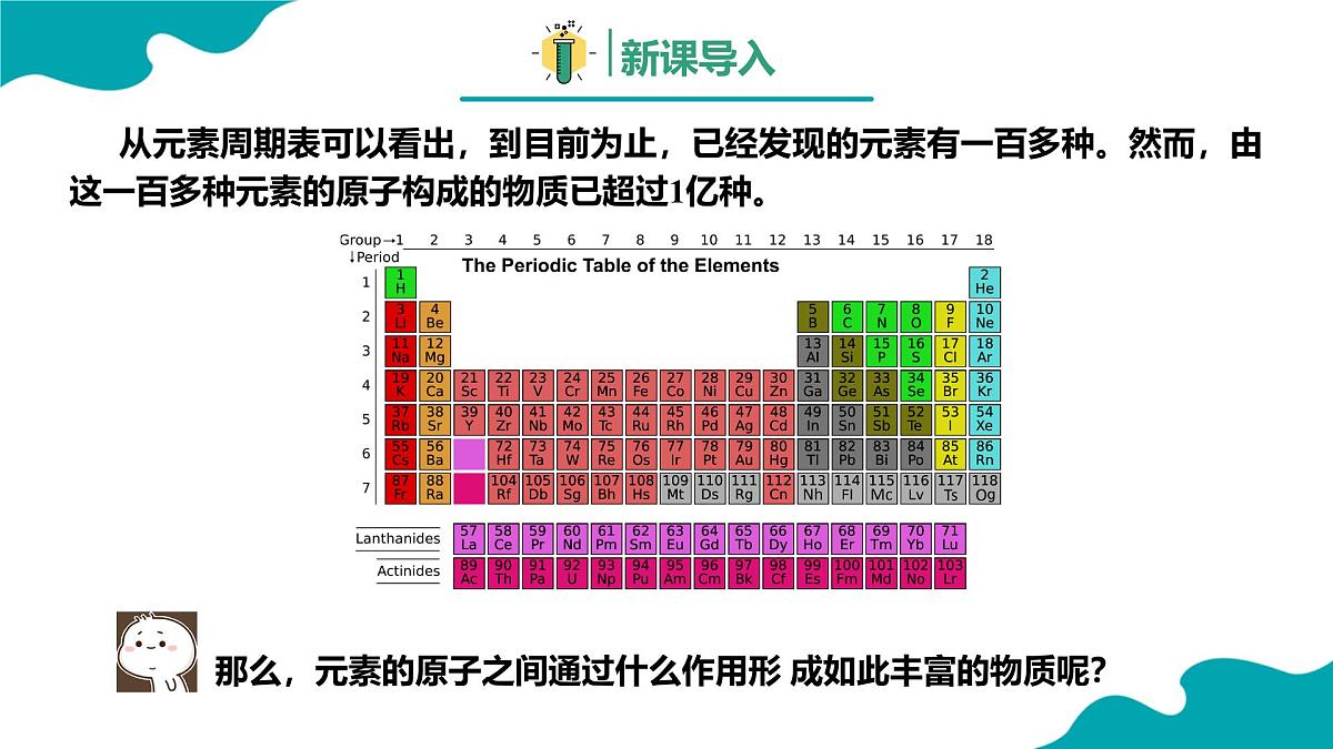 高中化学人教版2019必修一4.3.1 化学键 第1课时【教学课件】第3页