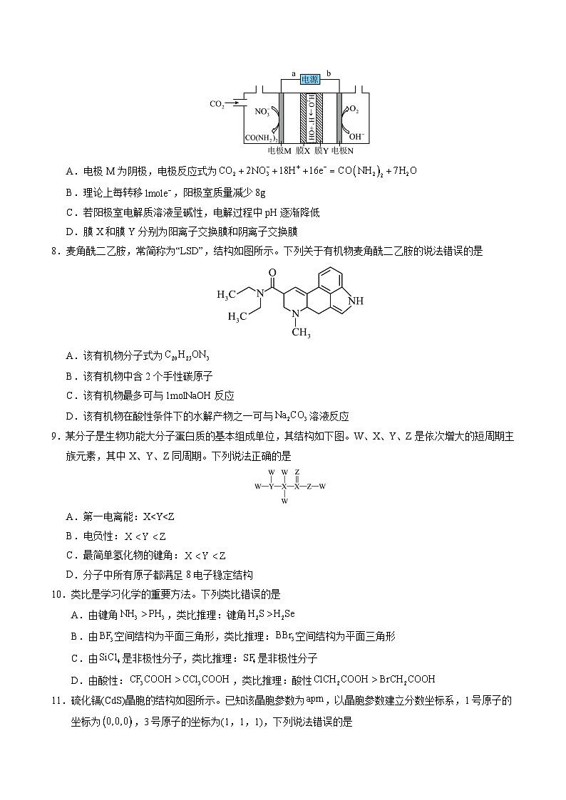 2025年高考第三次模拟考试卷：化学（河北卷）（考试版）第3页