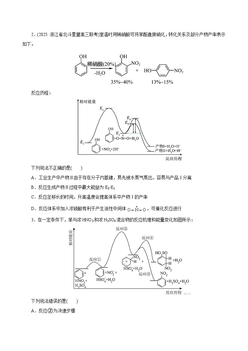 备战2025年高考化学抢押秘籍（浙江专用）猜押06化学反应历程、化学反应速率与平衡图像分析（学生版）第2页