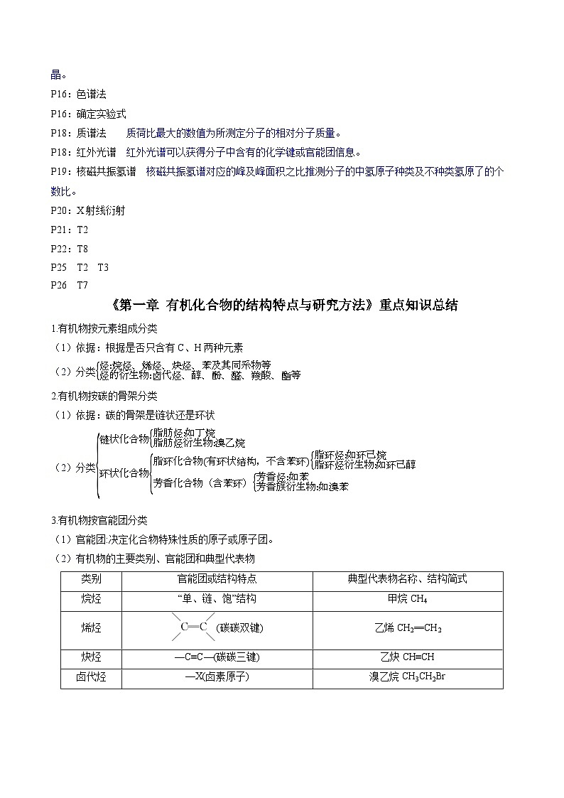 备战2025年高考化学抢押秘籍（浙江专用）抢分法宝1回归教材用心看（5）选择性必修3练习第2页