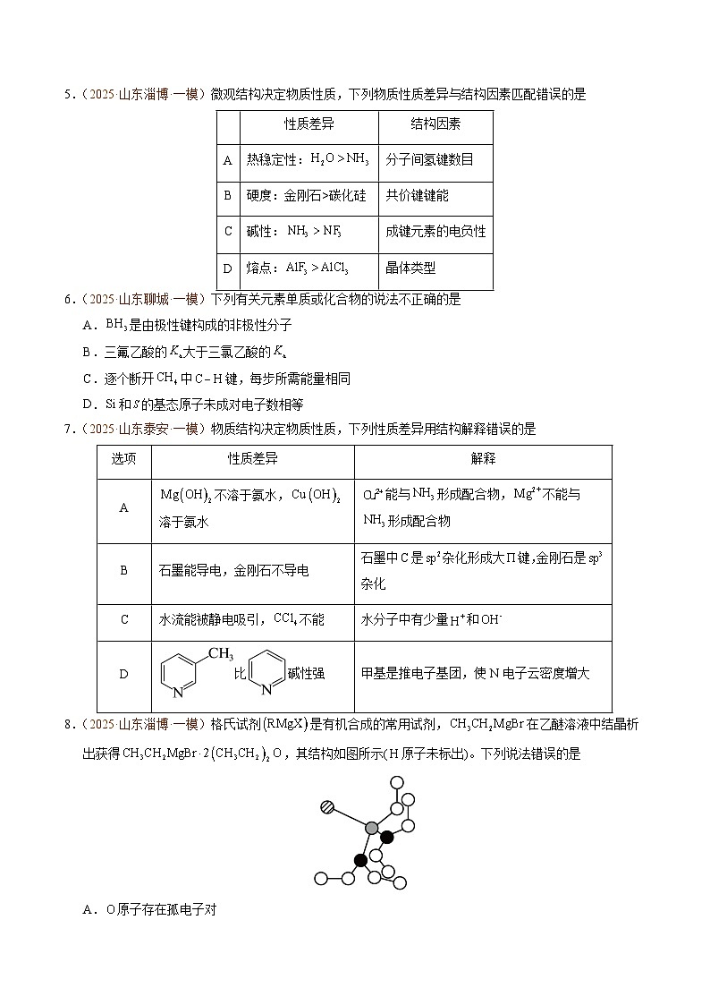 备战2025年高考化学抢押秘籍（山东专用）猜押物质结构与性质（学生版）第2页