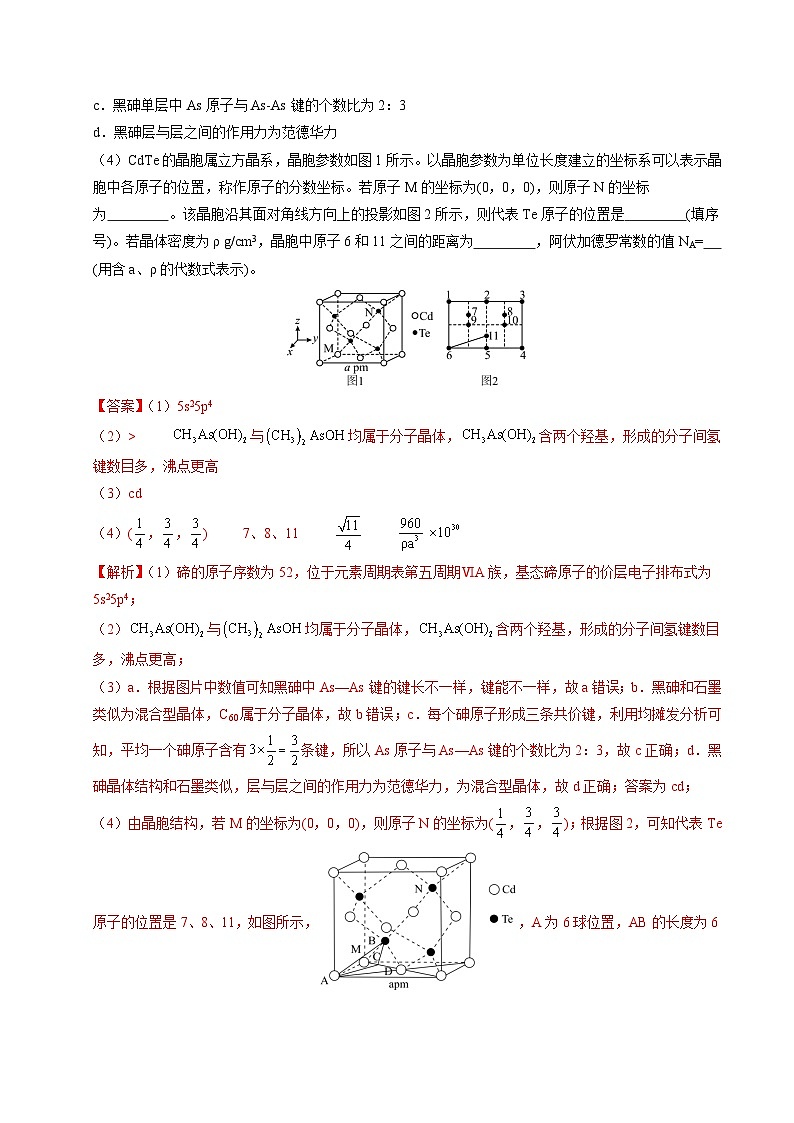 备战2025年高考化学抢押秘籍（山东专用）猜押物质结构与性质综合题（教师版）第3页