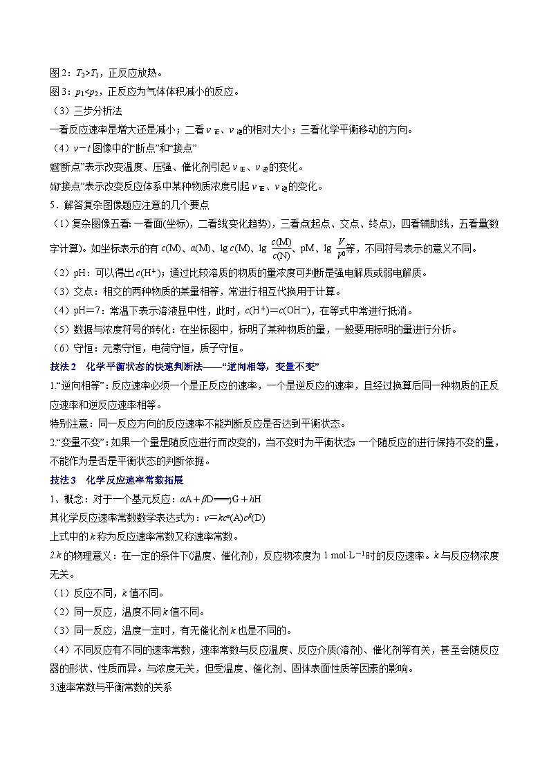 备战2025年高考化学抢押秘籍（江苏专用）抢分秘籍5化学反应速率与化学平衡（教师版）第3页