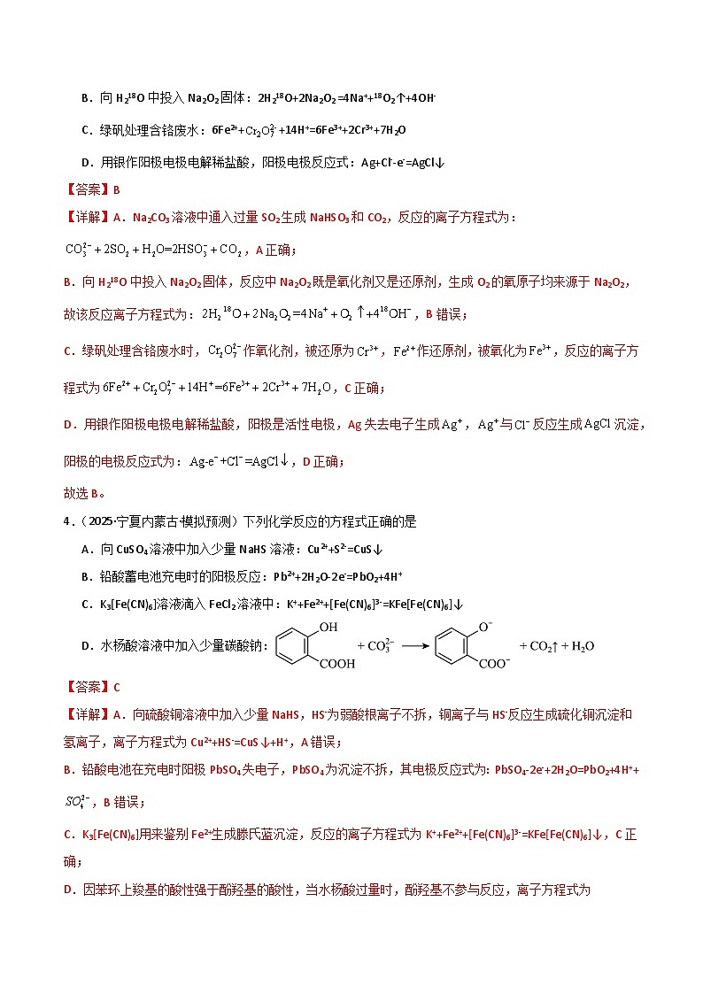备战2025年高考化学抢押秘籍（黑吉辽蒙专用）猜押02化学基本概念（教师版）第3页