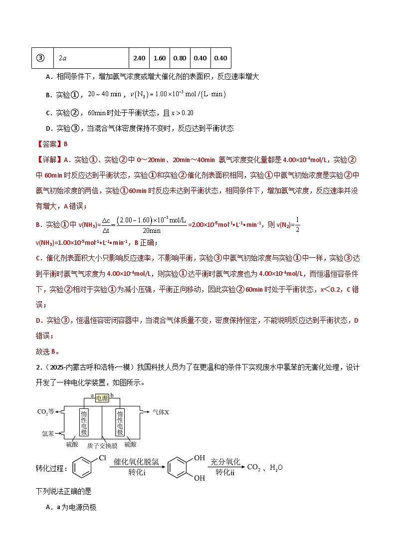 备战2025年高考化学抢押秘籍（黑吉辽蒙专用）猜押06化学反应历程、化学反应速率与平衡图像分析（教师版）第2页