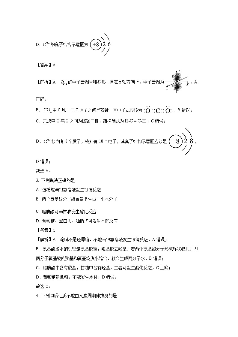 北京市海淀区2025届高三上学期期末考试化学试题（解析版）第2页