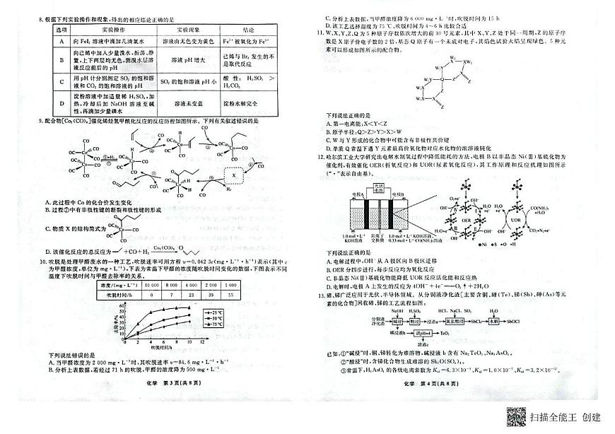 辽宁省2025届高三下学期5月三模化学试题无答案第2页