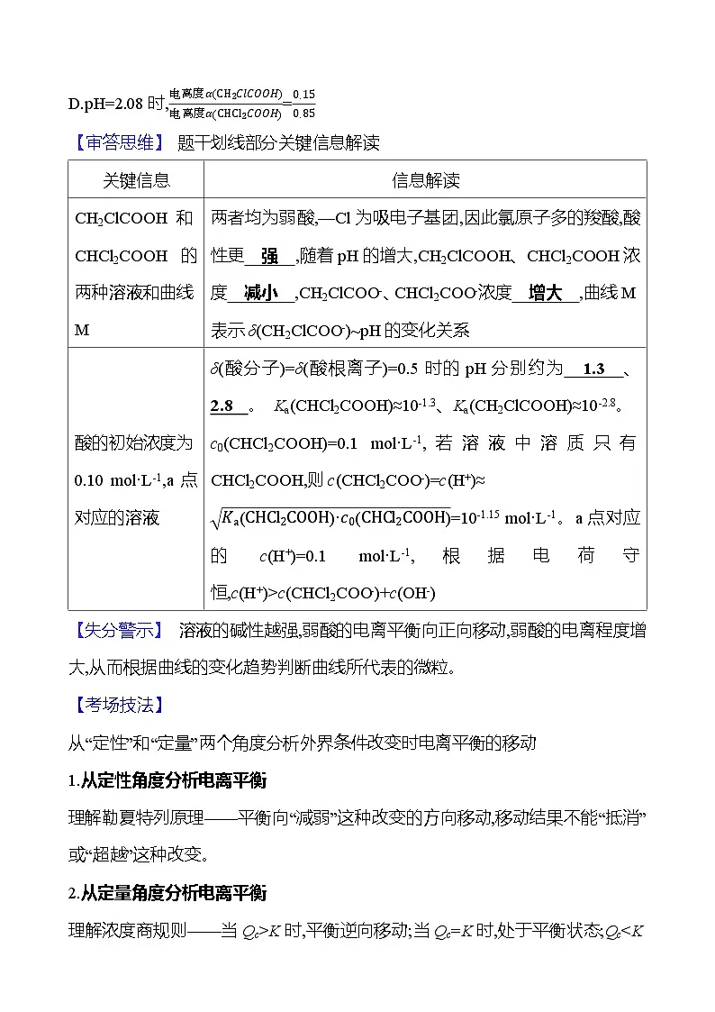 2025版高考热点题型与考点专练化学一热点11水溶液中的离子平衡试题（Word版附答案）第2页