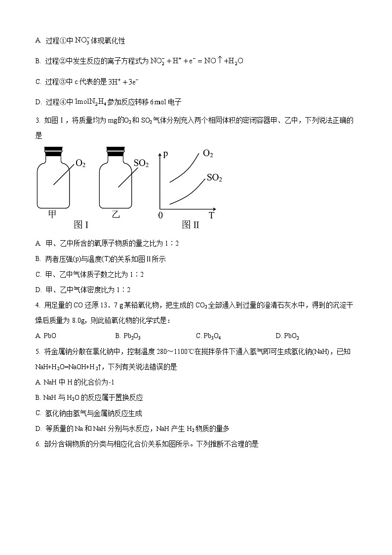 湖北省随州市部分高中2024-2025学年高一下学期3月联考 化学试题（原卷版+解析版）第2页