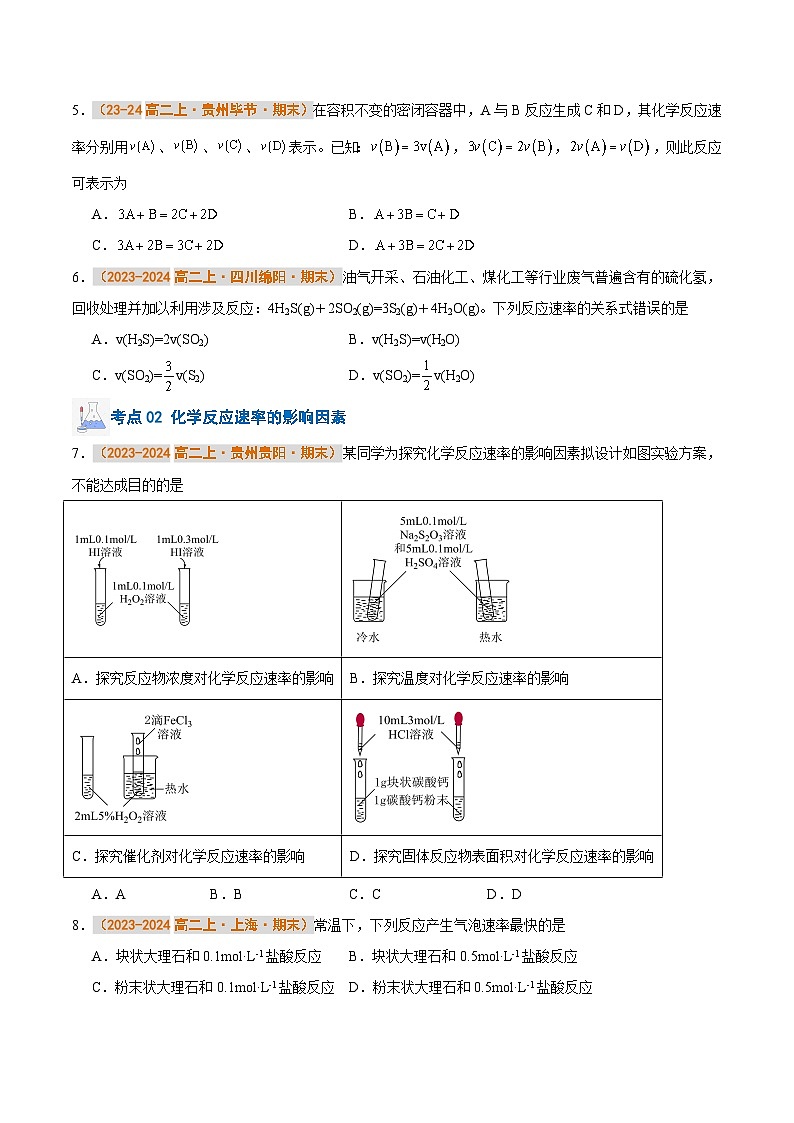 专题02 化学反应速率（原卷版）第2页